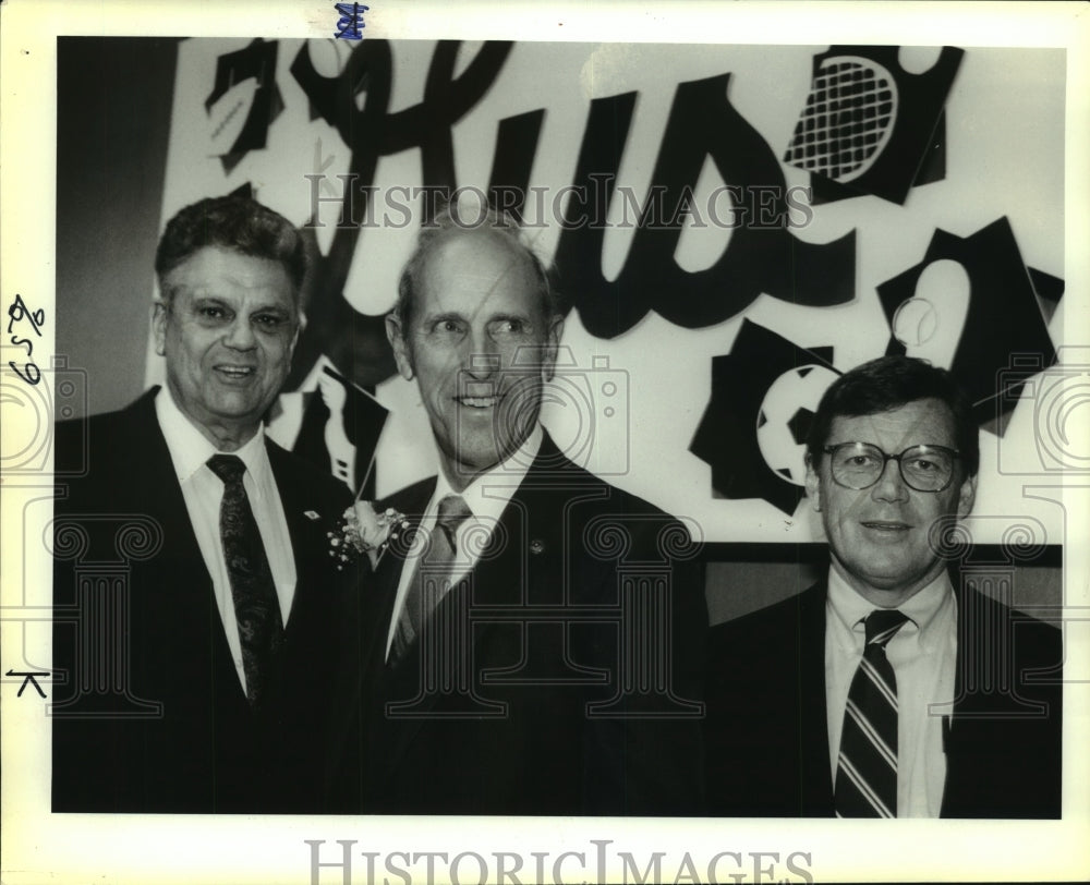 1990 Press Photo Marvin Gustafoson, Northside School District Athletic Director- Historic Images