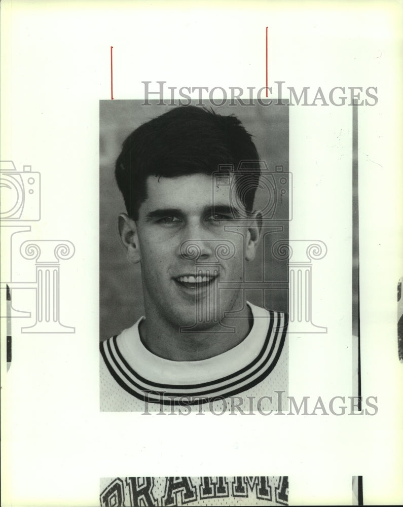 1990 Press Photo MacArthur High basketball player Chad Collins - sas10148- Historic Images
