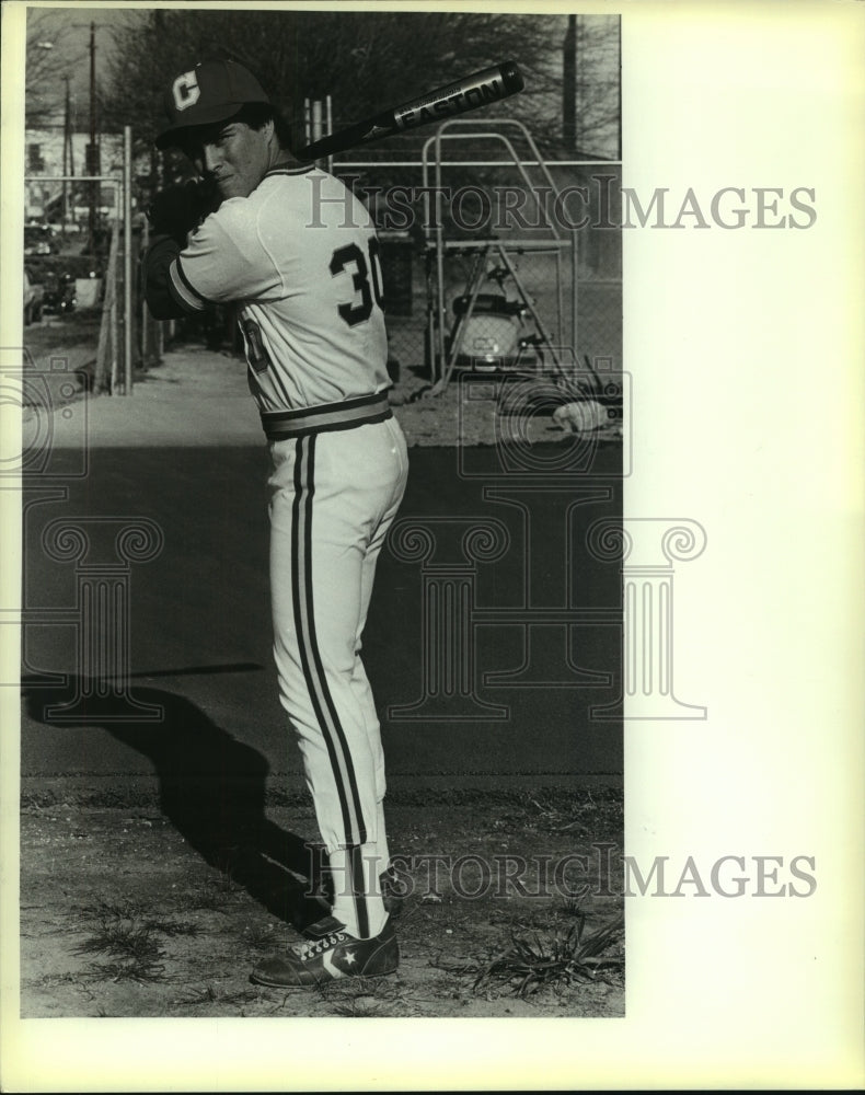1985 Press Photo Central Catholic High baseball player Danny Zamora - sas10182- Historic Images