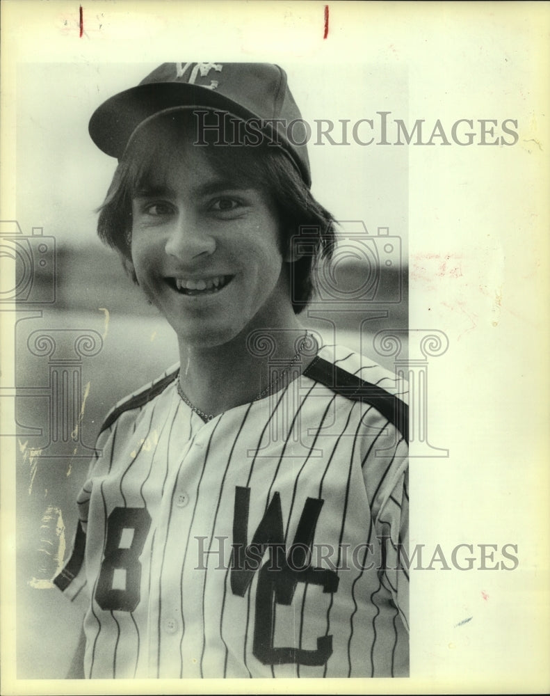 1983 Press Photo South San West Campus High baseball player Marty Manzi- Historic Images