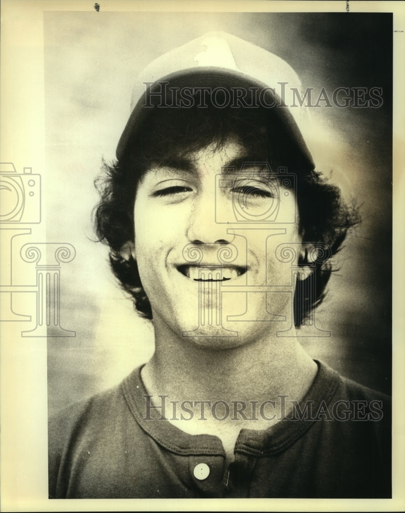 1983 Press Photo High school baseball player Mike Perez - sas10209- Historic Images