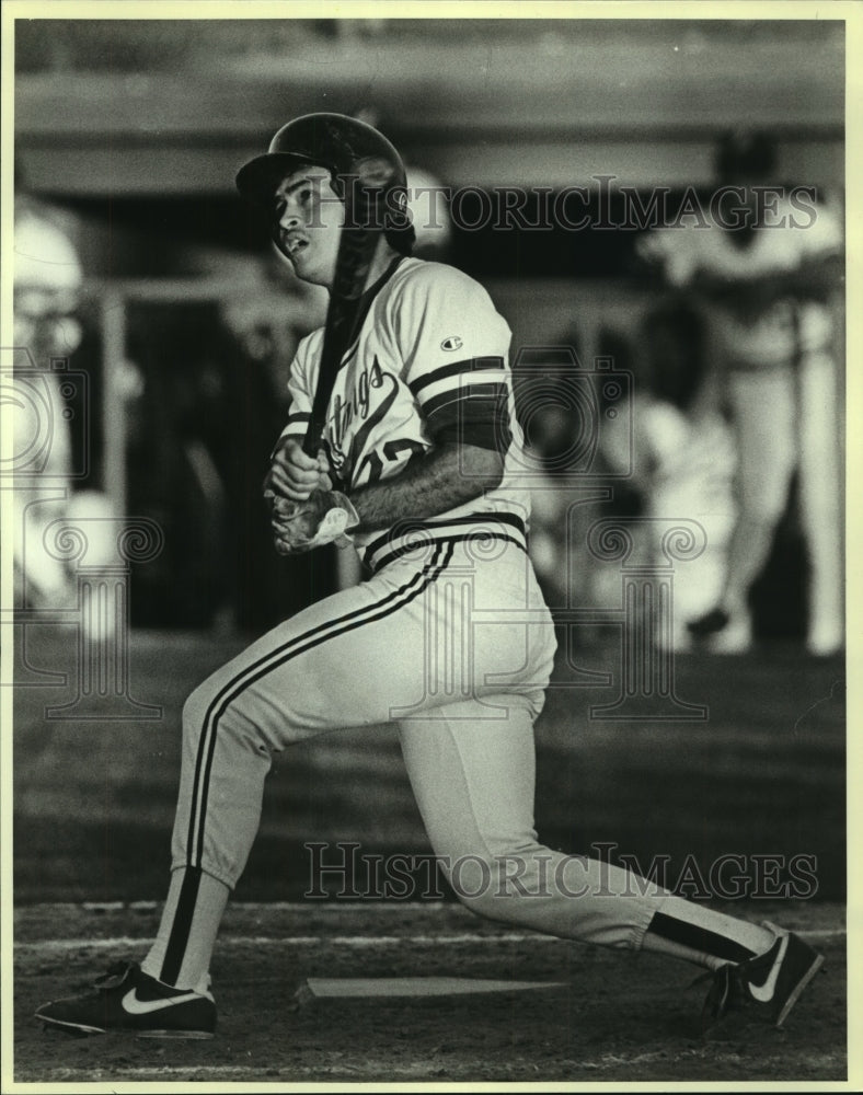 1986 Press Photo John Jay High baseball player Ruben Arzuaga - sas10217- Historic Images