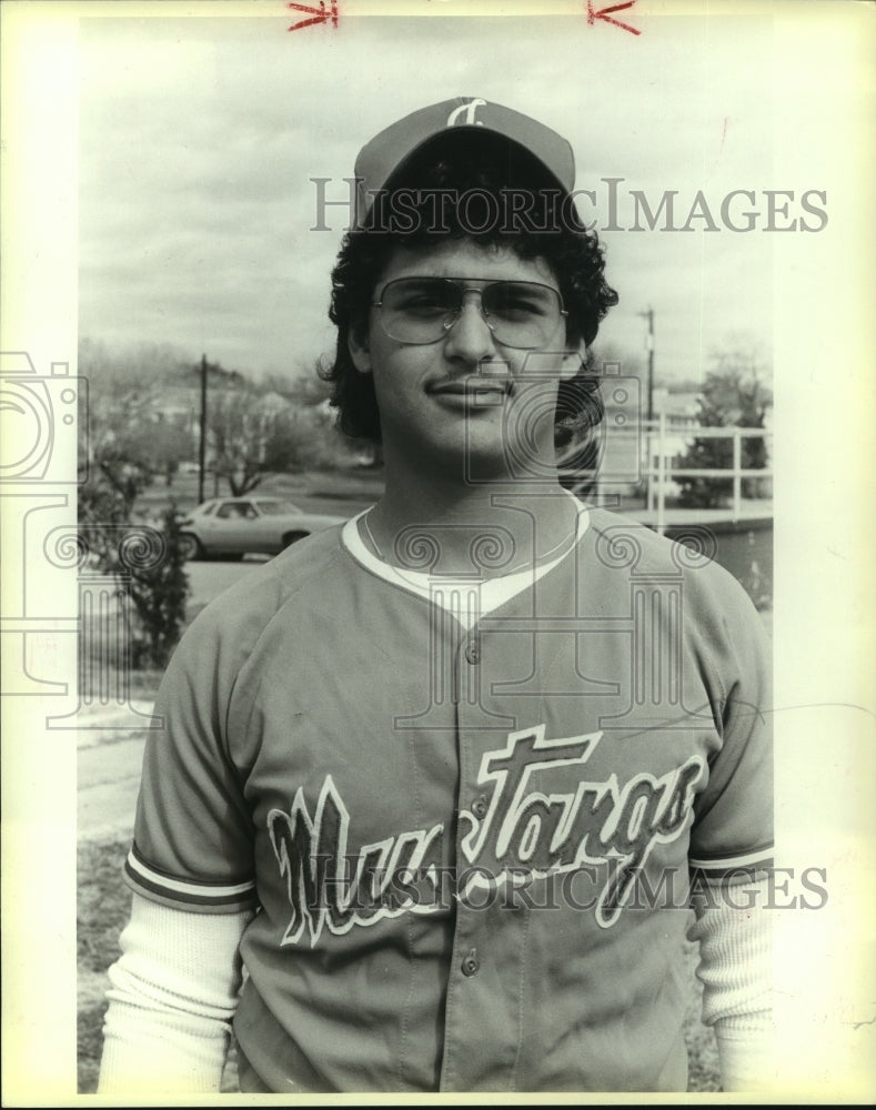 1985 Press Photo Jefferson High baseball player Marty Rodriguez - sas10299- Historic Images