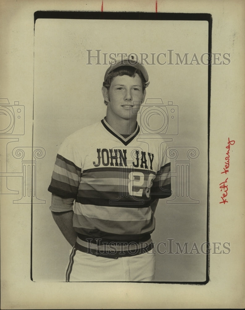 1978 Press Photo Jay High baseball catcher Keith Kearney - sas10313- Historic Images