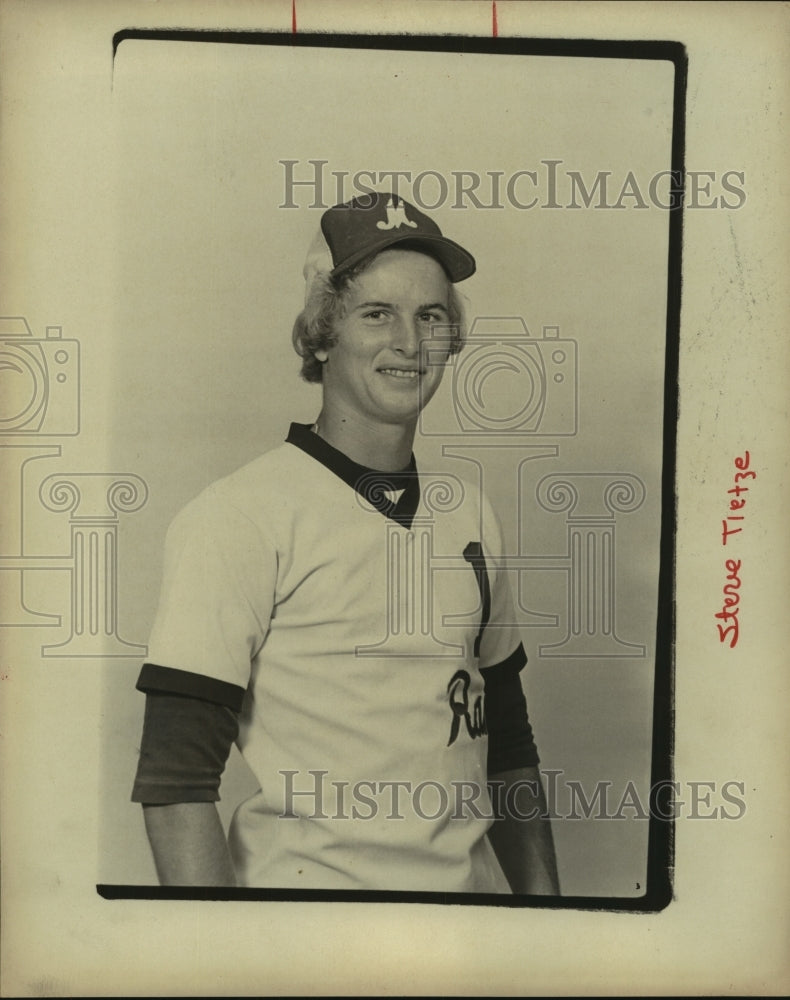 1978 Press Photo Marshall High baseball player Steve Tietze - sas10314- Historic Images