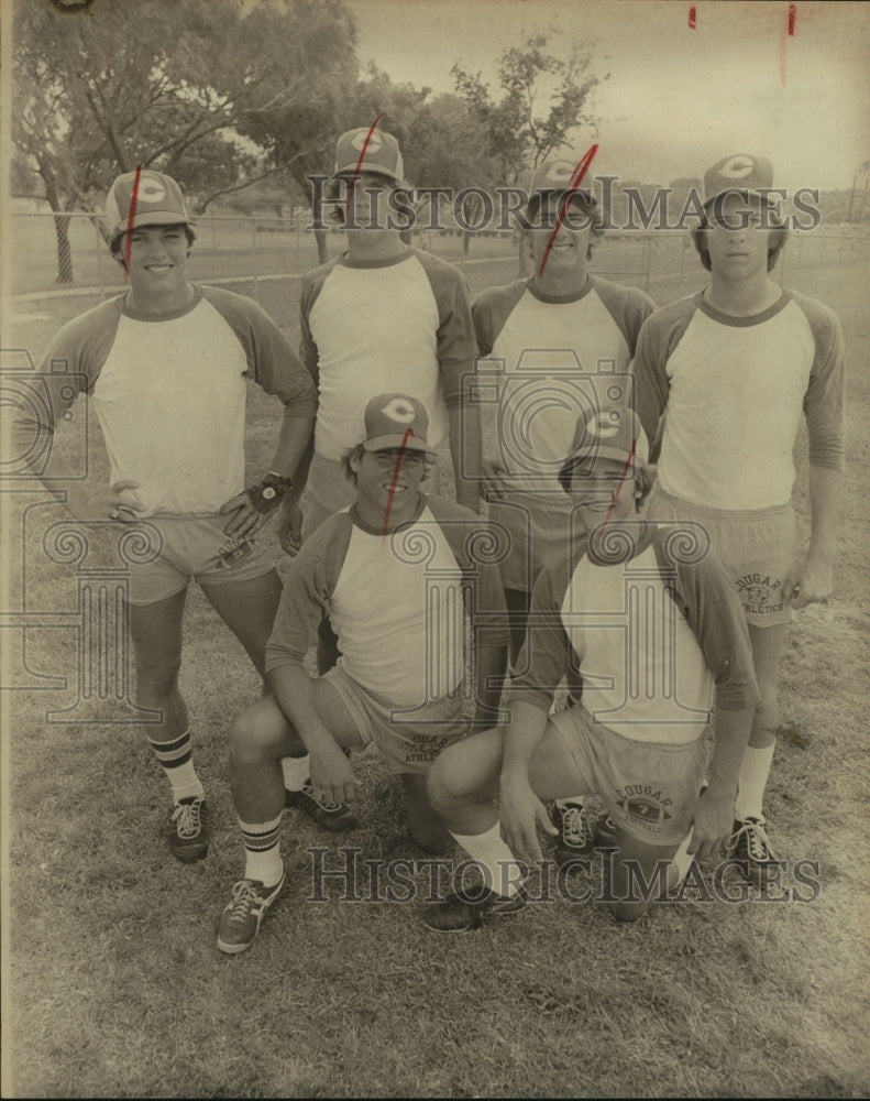 1979 Press Photo Kevin Noles and his high school baseball teammates - sas10322- Historic Images