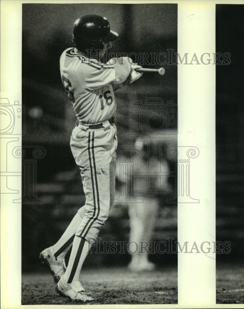 1986 Press Photo Wheatley High baseball player Roland Perez - sas10347- Historic Images