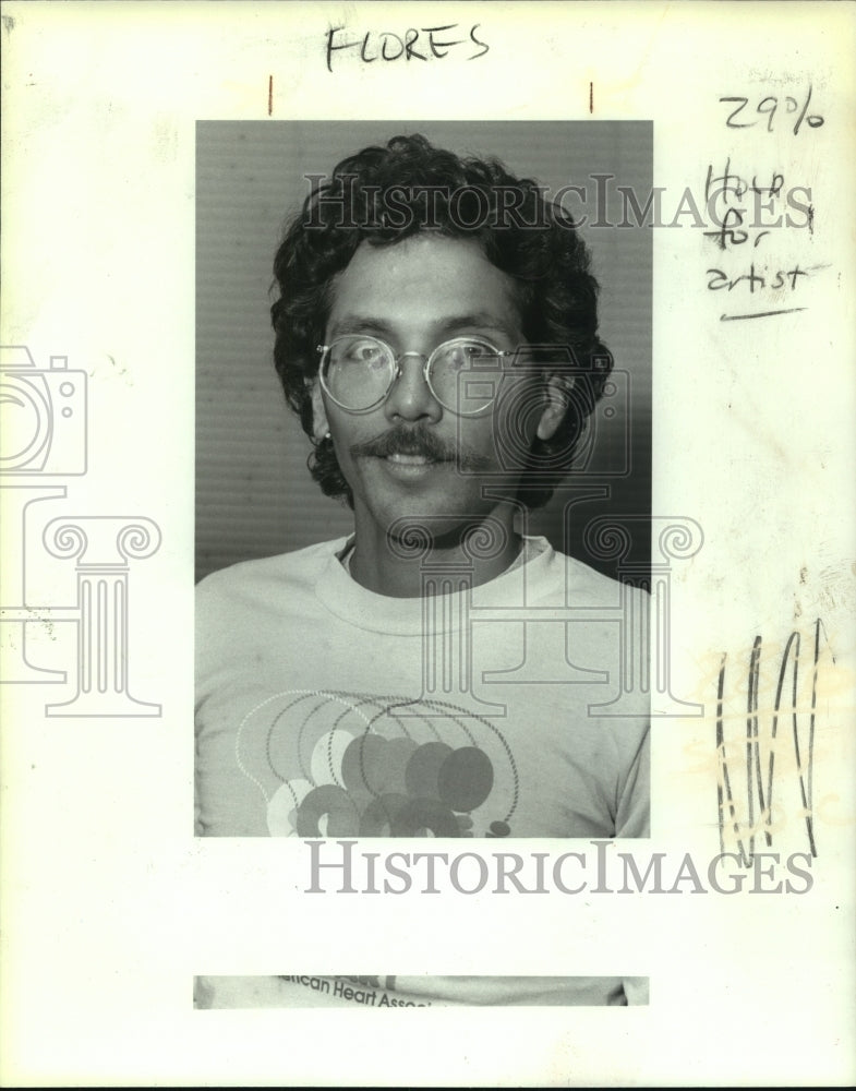 Press Photo Express-News running columnist Ruben Flores - sas10386- Historic Images