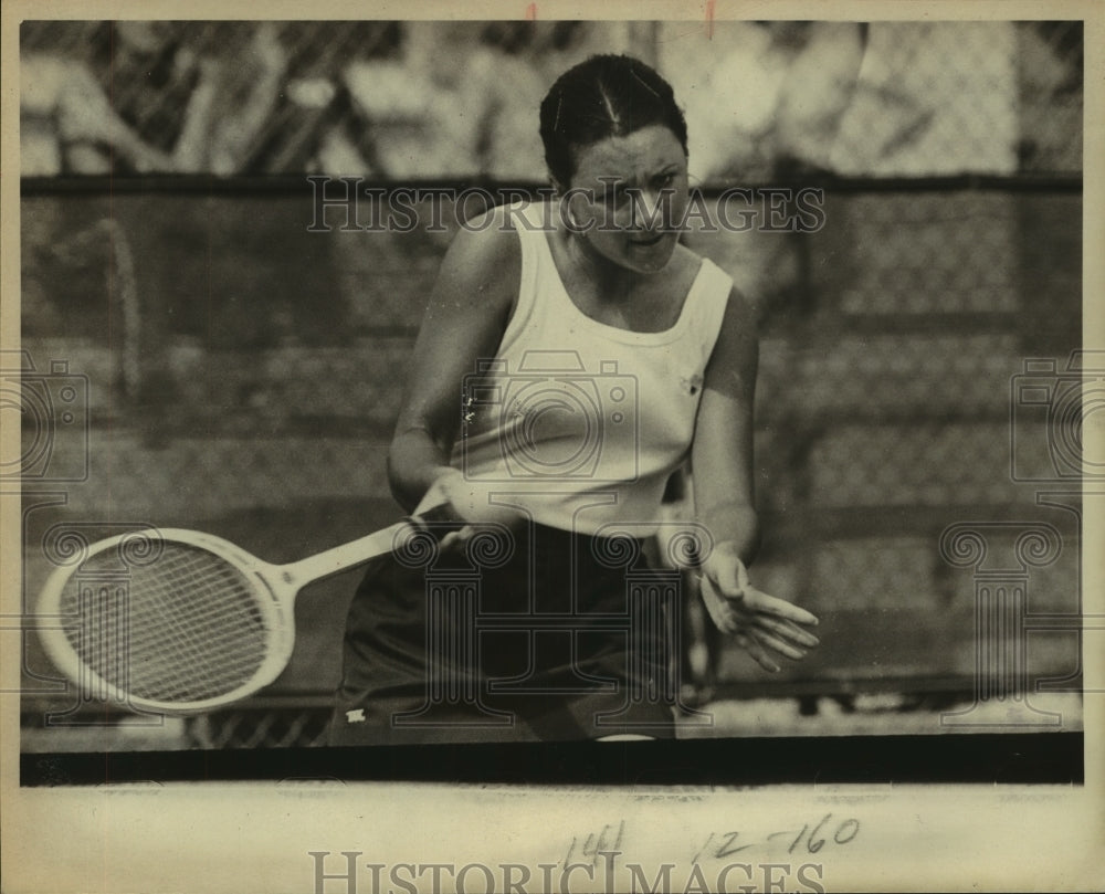 Press Photo Trinity University tennis player Carrie Fleming - sas10413- Historic Images