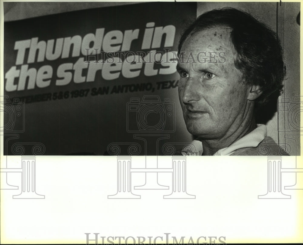 1987 Press Photo Elliott Forbes-Robinson at Thunder in the Streets Event- Historic Images