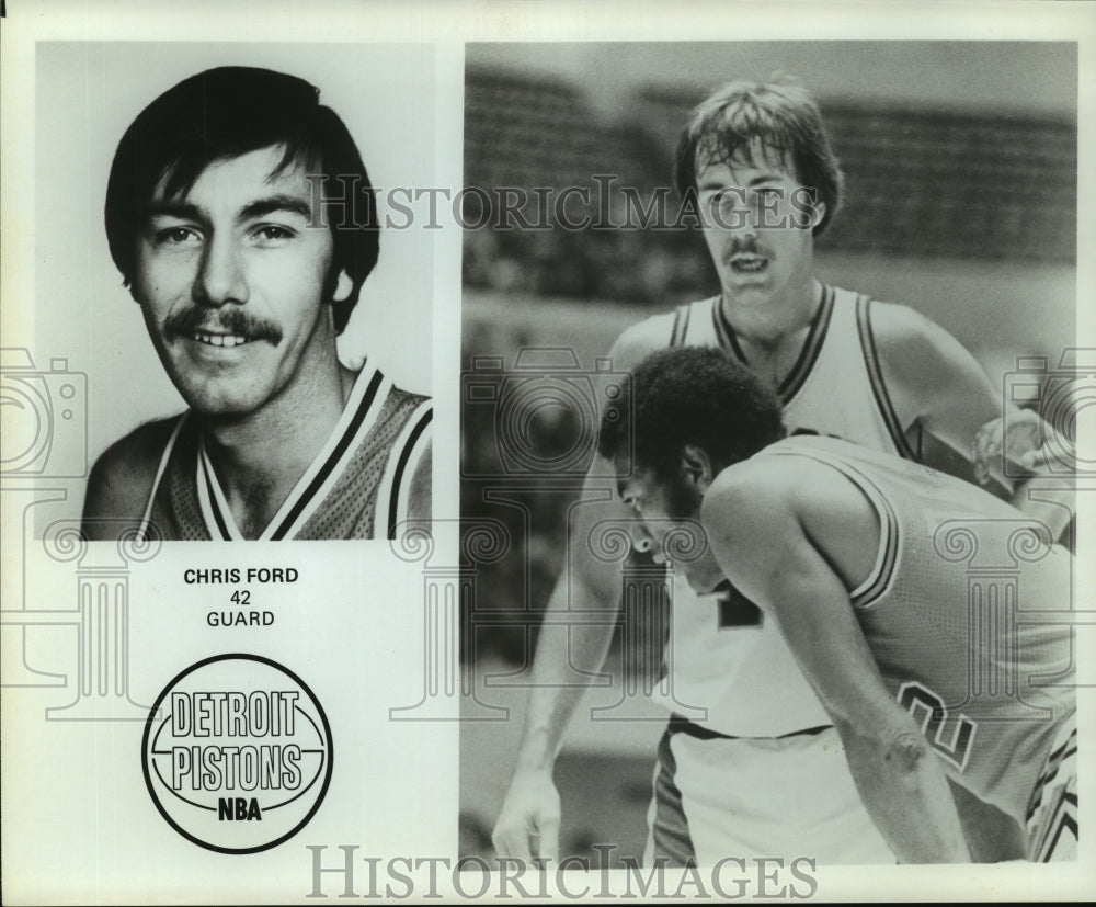 Press Photo Chris Ford, Detroit Pistons Basketball Player - sas10461- Historic Images