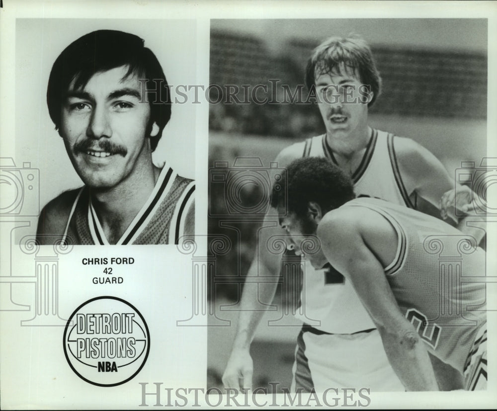 Press Photo Chris Ford, Detroit Pistons Basketball Player - sas10463- Historic Images