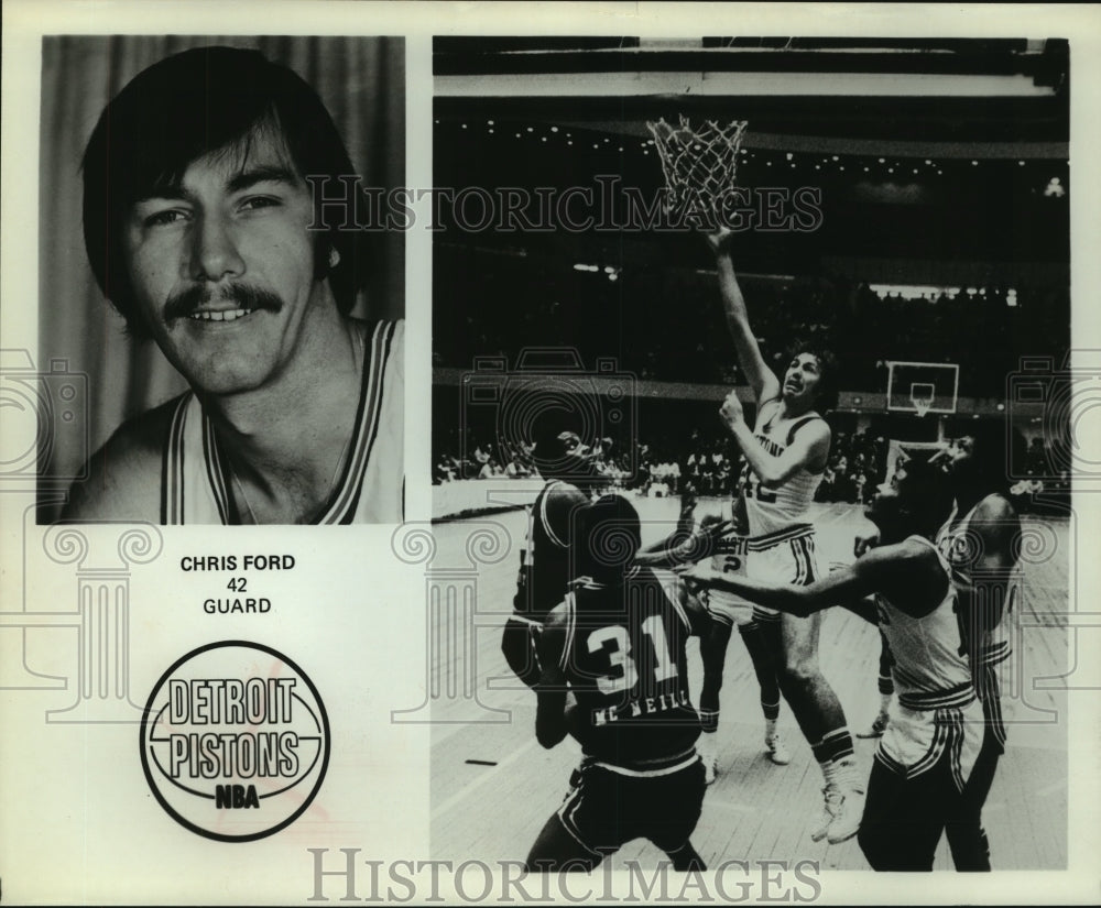 Press Photo Chris Ford, Detroit Pistons Basketball Player - sas10478- Historic Images