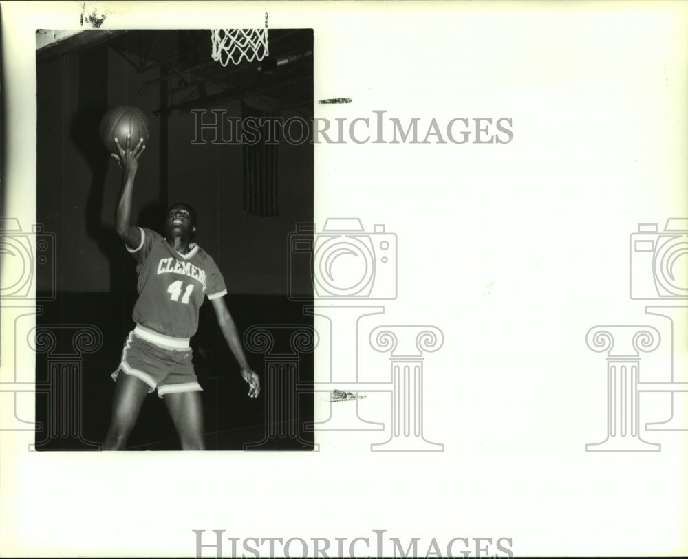 1994 Press Photo Tanya Sanderson, Clemens High School Basketball Player- Historic Images