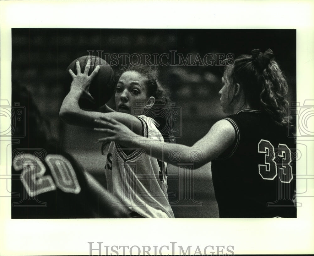 1992 Press Photo Whitney Reierson, Georgetown High School Basketball Player- Historic Images