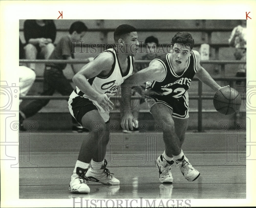 1991 Press Photo Glenn Winship, Alamo Heights High School Basketball Player- Historic Images