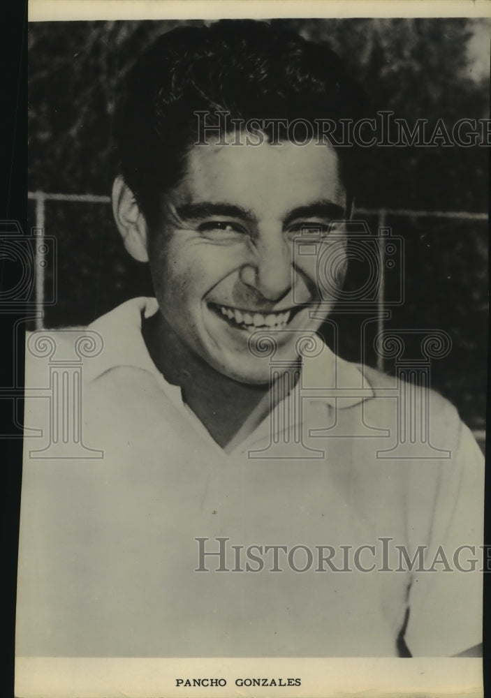 Press Photo Tennis player Pancho Gonzales - sas10566- Historic Images
