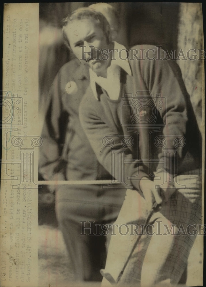 1973 Press Photo Golfer Gibby Gilbert at World Open Golf Tournament - sas10697- Historic Images