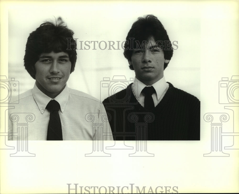 1983 Press Photo Jimmy Garcia, Burbank High School Baseball Player and Teammate- Historic Images