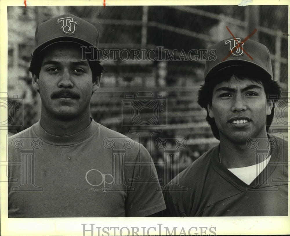 1986 Press Photo Danny Diaz, Thomas Jefferson High School Baseball Player- Historic Images