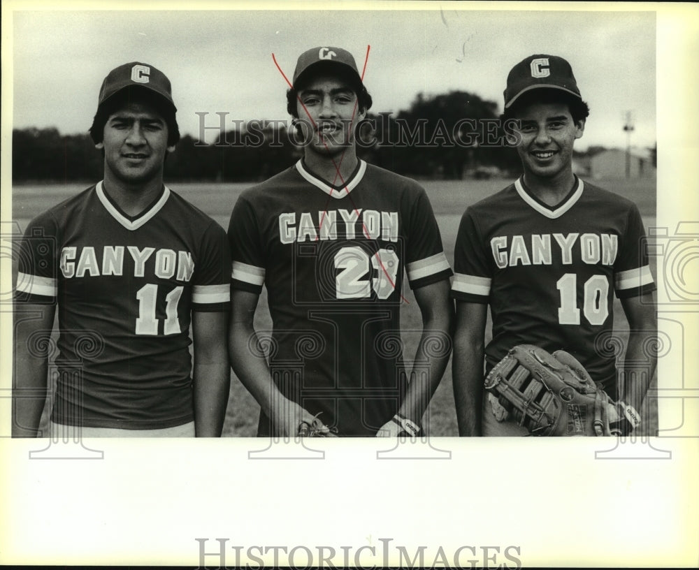 1984 Press Photo Paul Chapa, New Braunfels Canyon High School Baseball Player- Historic Images