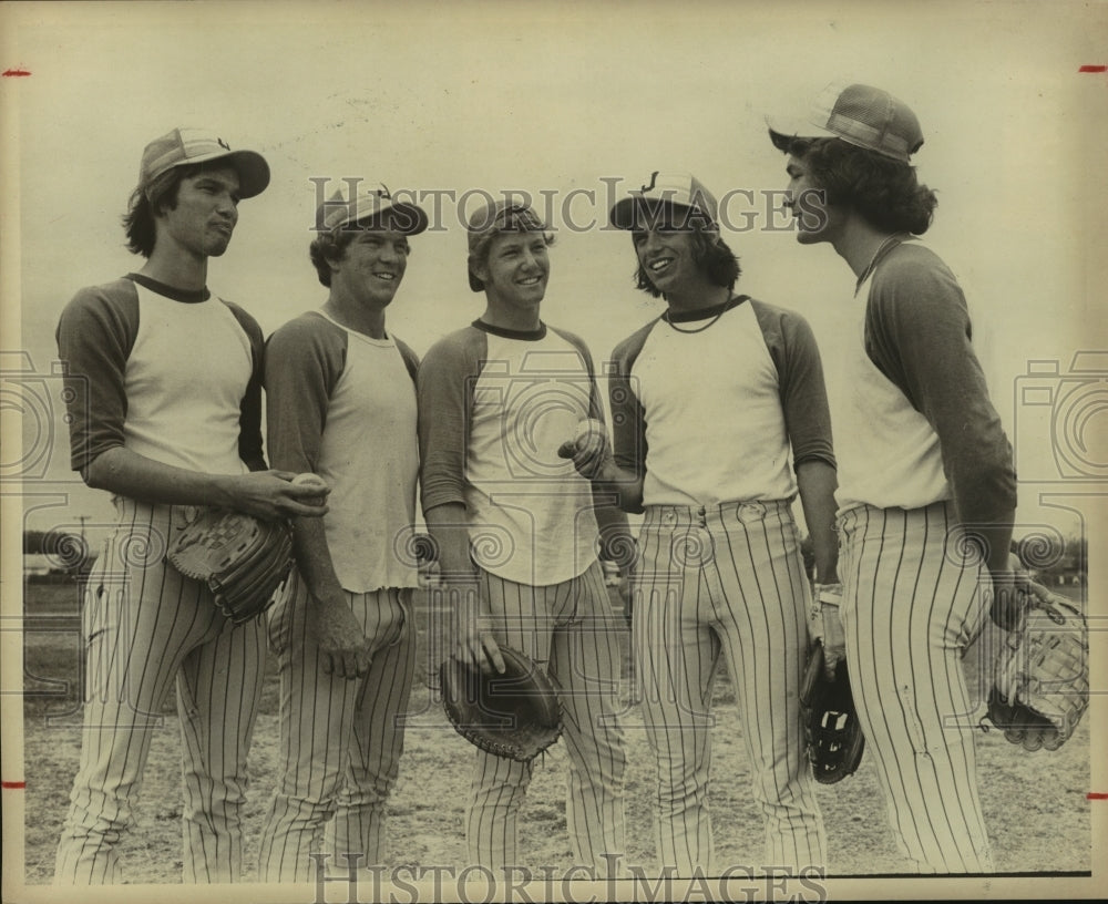 1978 Press Photo Randy Silvan and Other John Jay High School Baseball Players- Historic Images