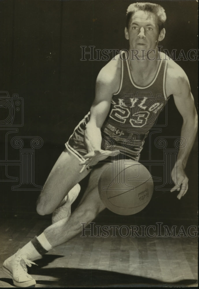 Press Photo Bill Fleetwood, Baylor Basketball Player - sas10899- Historic Images