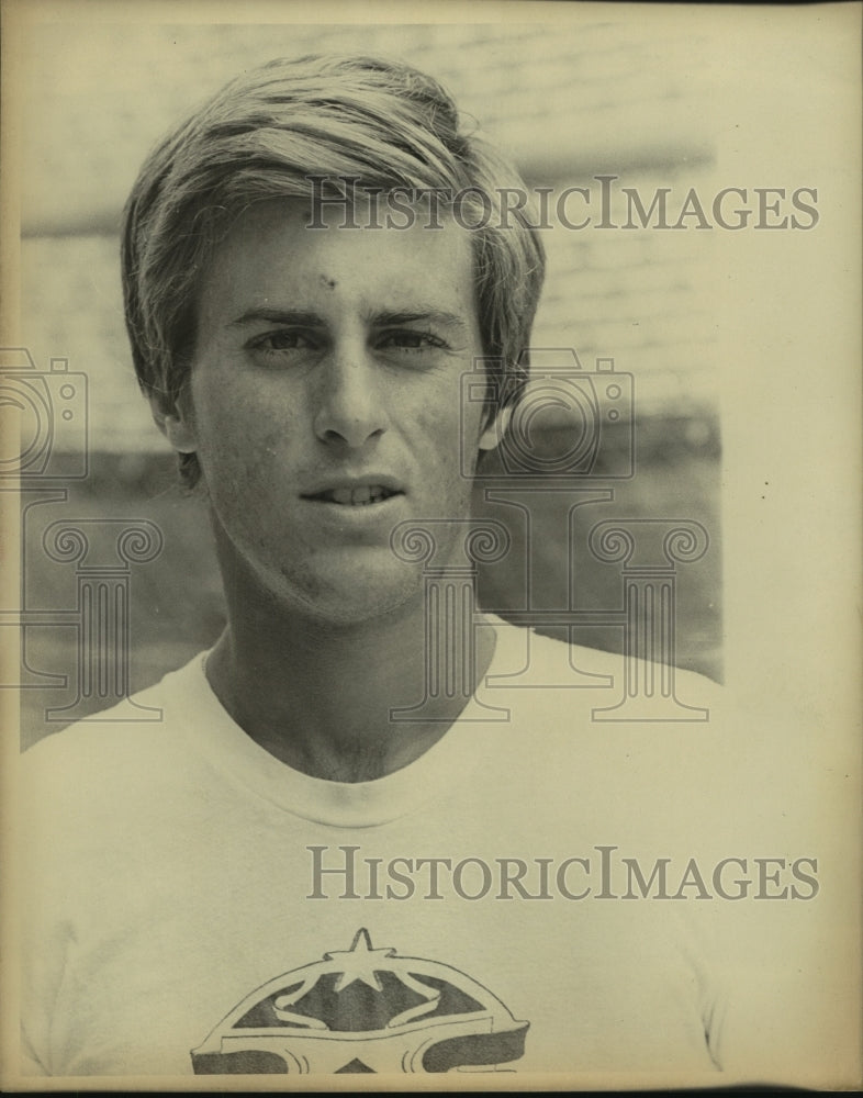 1976 Press Photo Trinity University tennis player Mike Grant - sas10907- Historic Images