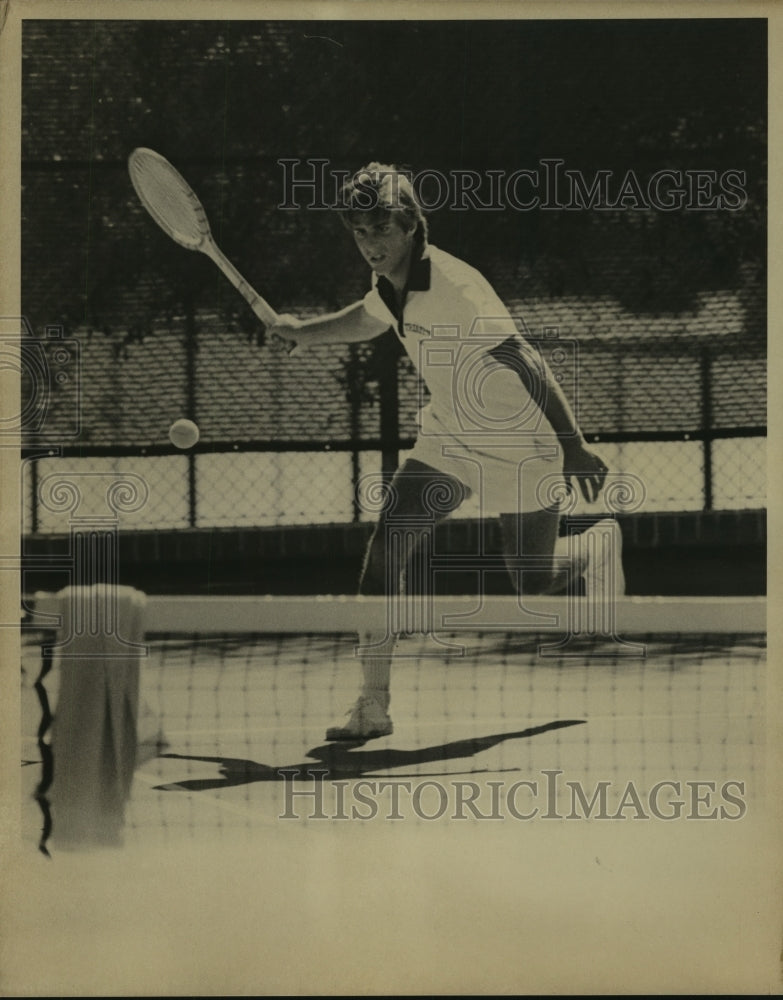 Press Photo Trinity University tennis player Mike Grant - sas10908- Historic Images