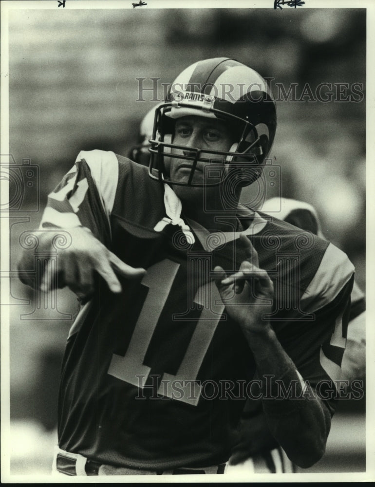 Press Photo Jim Everett, Los Angeles Rams Football Quarterback - sas10954- Historic Images