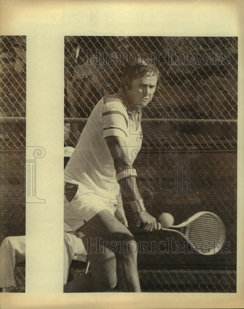 1982 Press Photo Roy Emerson, Tennis Player at McFarlin Court - sas10968- Historic Images