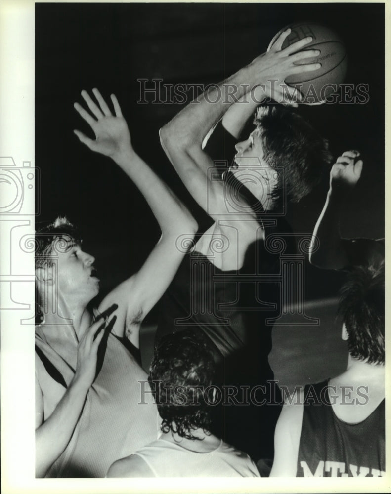 1991 Press Photo Ben Hart, Alamo Heights High School Basketball Player- Historic Images