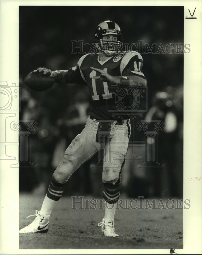 Press Photo Jim Everett, Los Angeles Rams Football Quarterback - sas11087- Historic Images