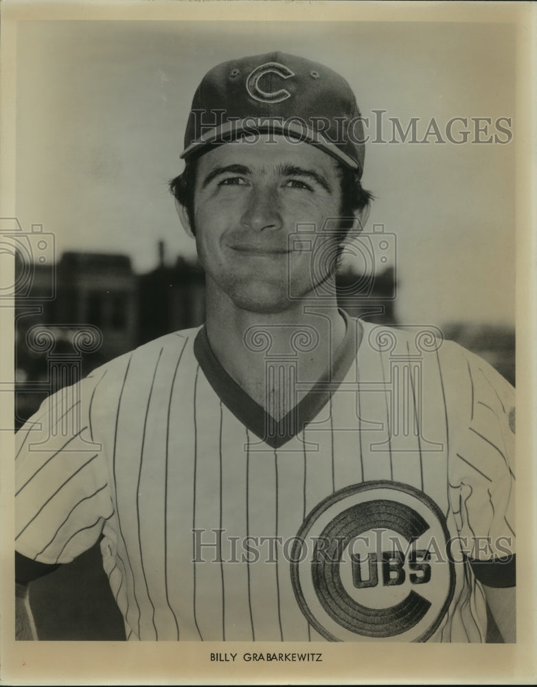 Press Photo Billy Grabarkewitz, Cubs Baseball Player - sas11094- Historic Images