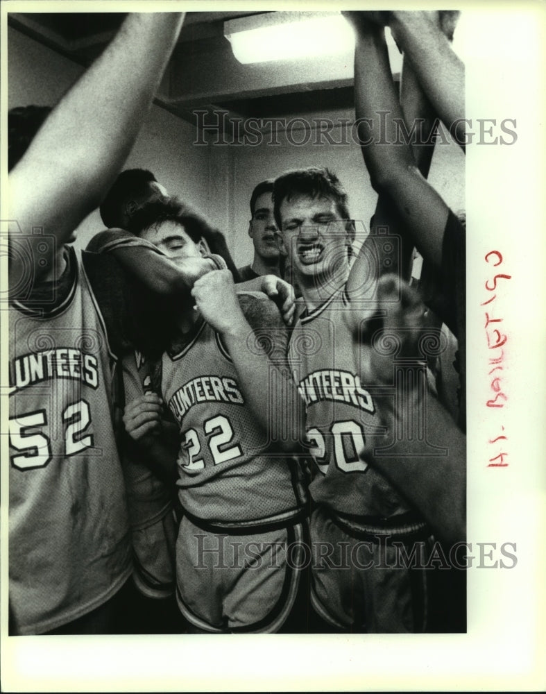 1990 Press Photo Volunteers High School Basketball Players - sas11142- Historic Images