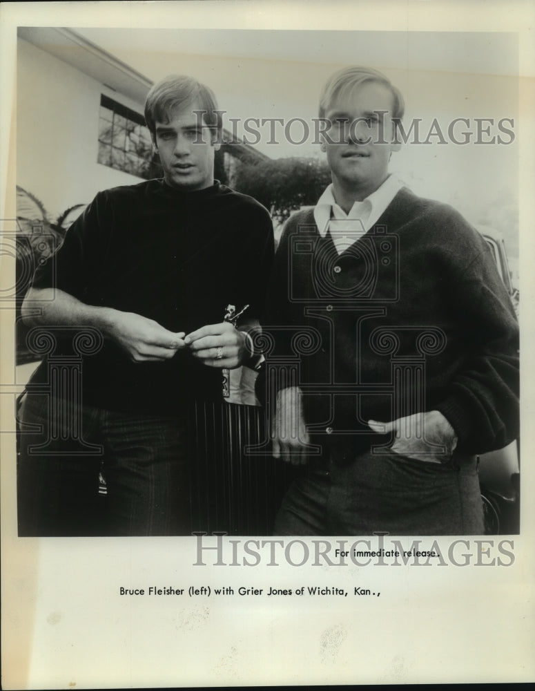 Press Photo Golfers Bruce Fleisher and Grier Jones - sas11237- Historic Images