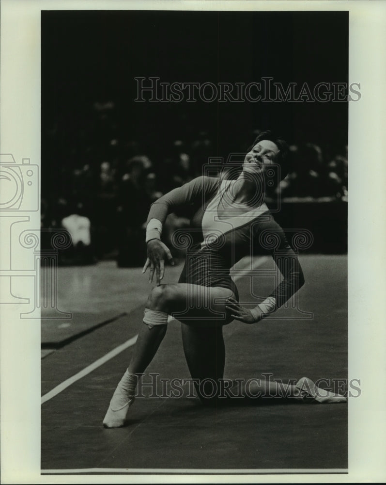 Press Photo Cathy Howard, United States Gymnast - sas11278- Historic Images