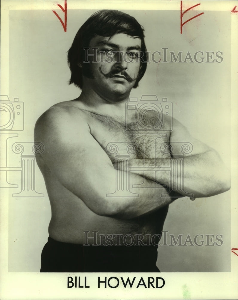 1975 Press Photo Bill Howard, Wrestler - sas11284- Historic Images