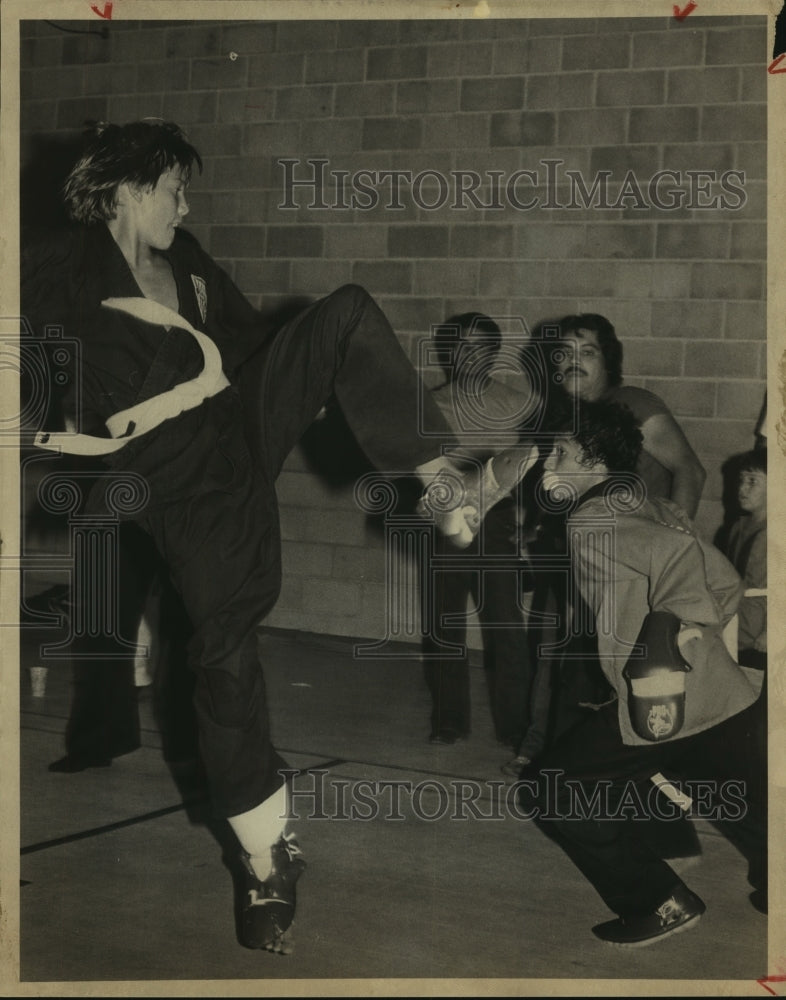 Press Photo Karate Match - sas11290- Historic Images