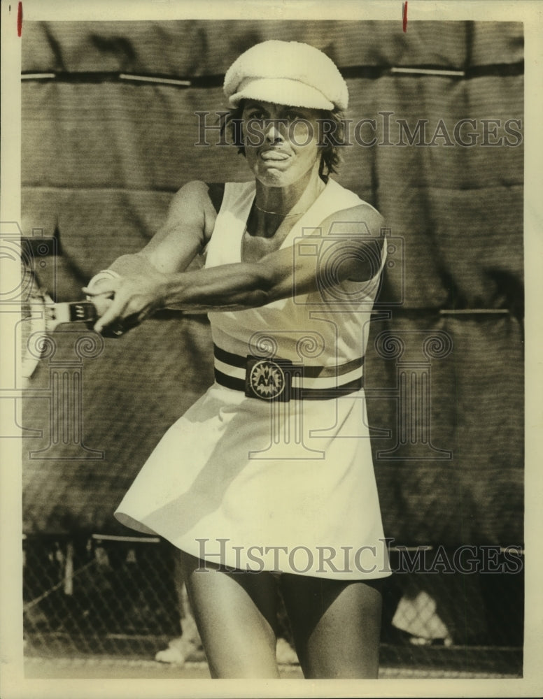 1977 Press Photo Donna Keeling, Tennis Player - sas11306- Historic Images