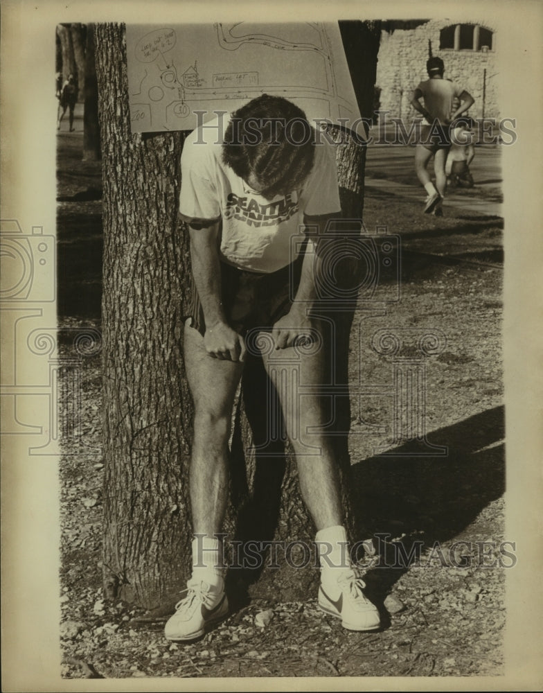 1979 Press Photo Jim Hutton, News Sports Writer and Runner - sas11351- Historic Images