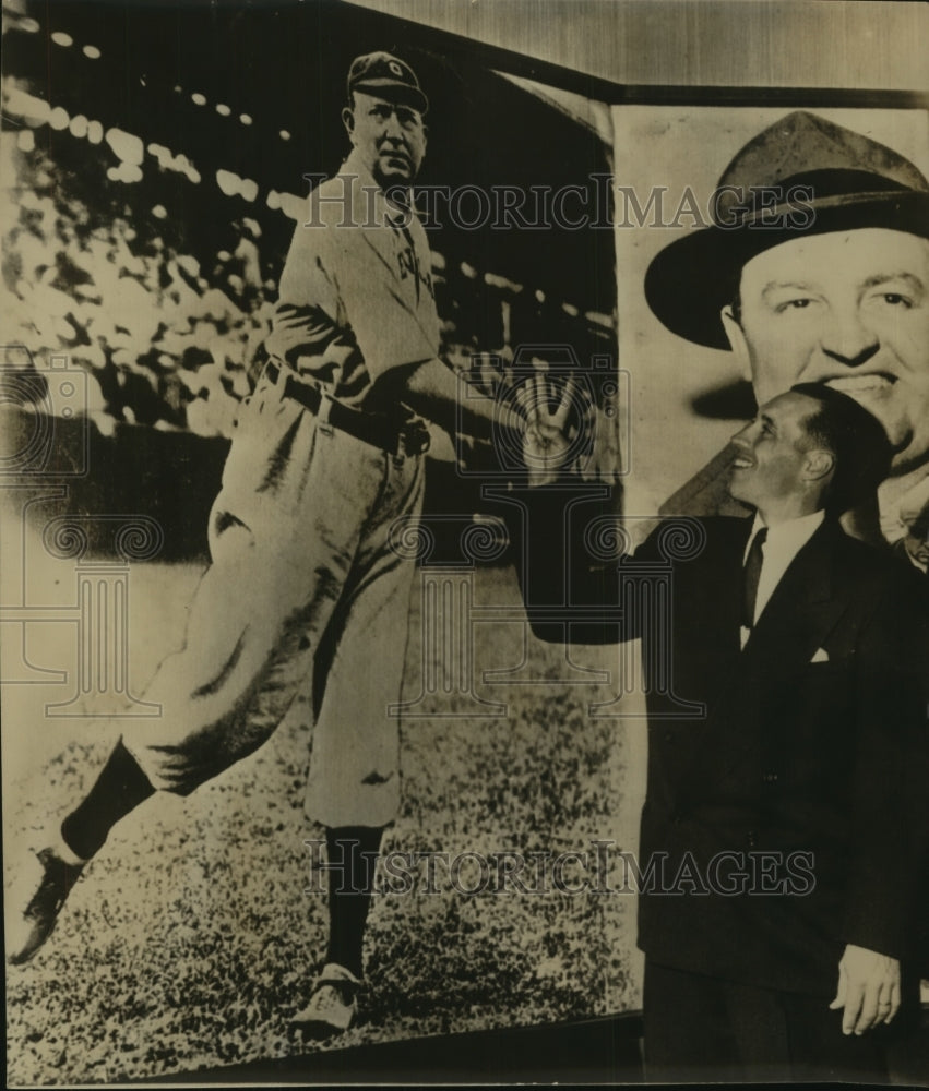1951 Press Photo Bob Feller with Baseball Photo - sas11402- Historic Images
