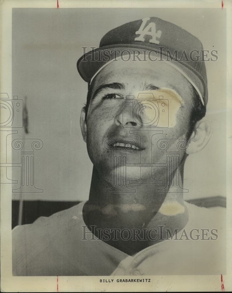 1970 Press Photo Los Angeles Dodgers baseball player Billy Grabarkewitz- Historic Images