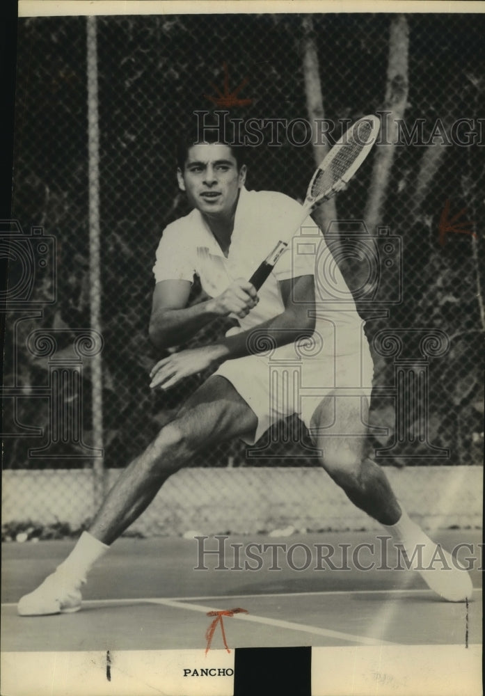 1958 Press Photo Pancho Gonzales, Tennis Player - sas11491- Historic Images