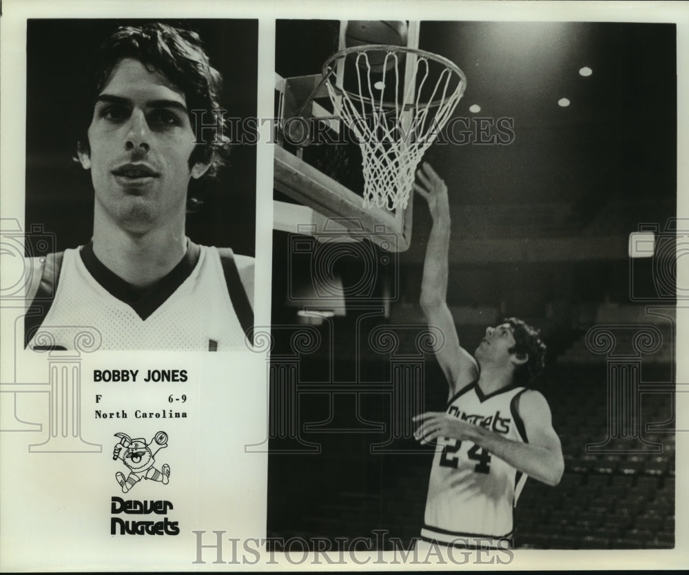 Press Photo Bobby Jones, Denver Nuggets Basketball Player - sas11564- Historic Images