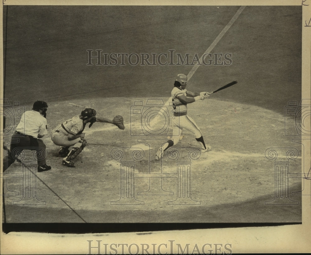 1981 Press Photo Houston Astros Baseball Batter at Home Plate - sas11608- Historic Images