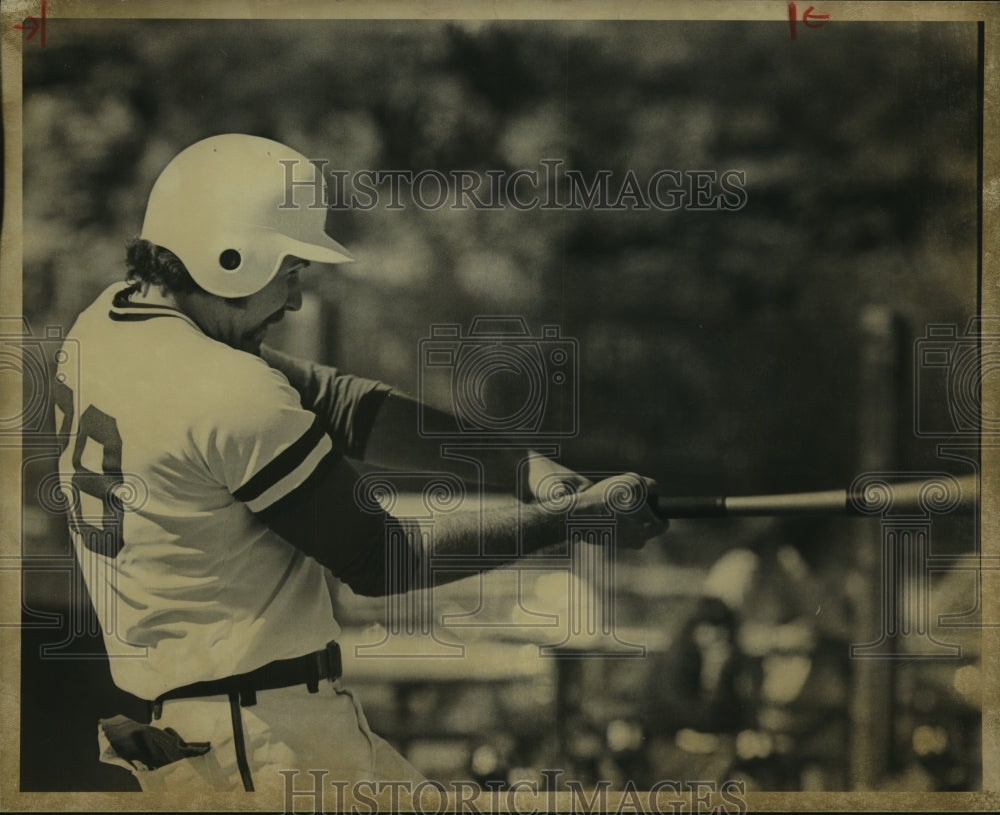 Press Photo Trinity University baseball player John Kaufman - sas11622- Historic Images