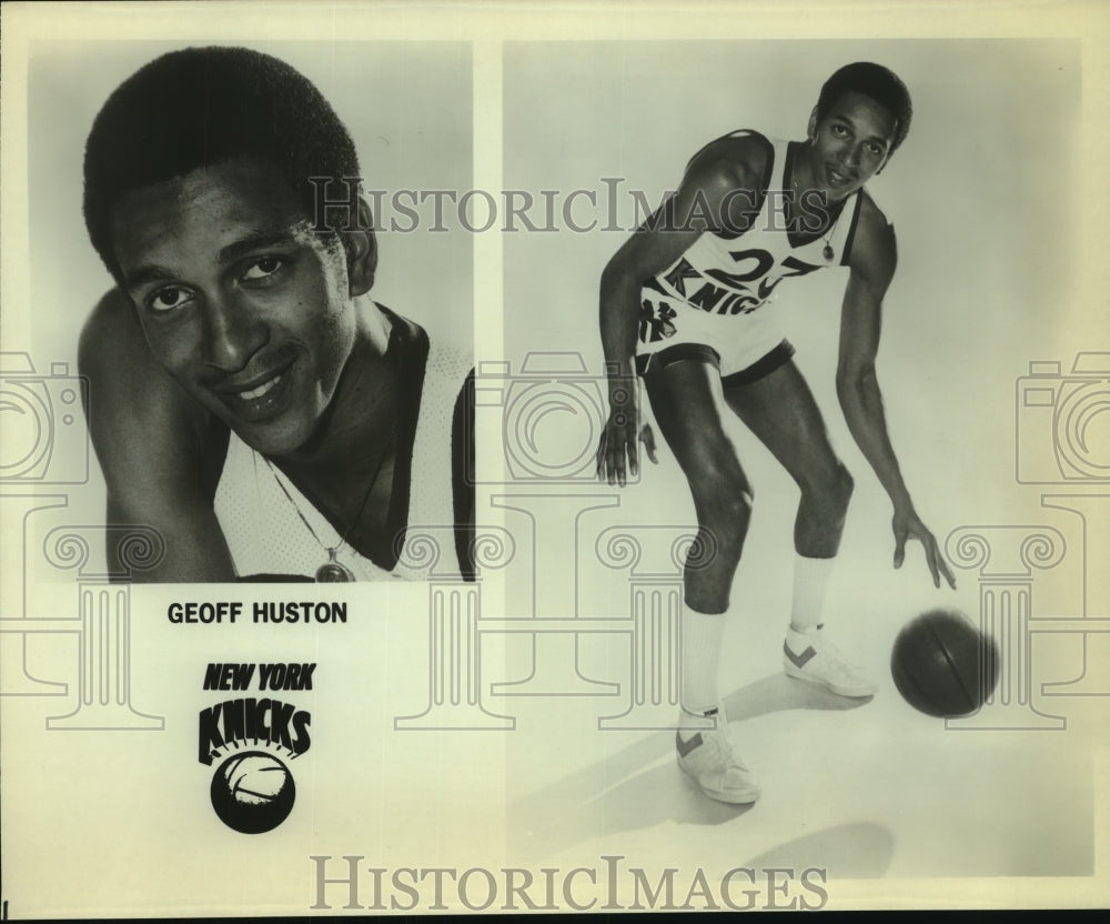 Press Photo Geoff Huston, New York Knicks Basketball Player - sas11643- Historic Images