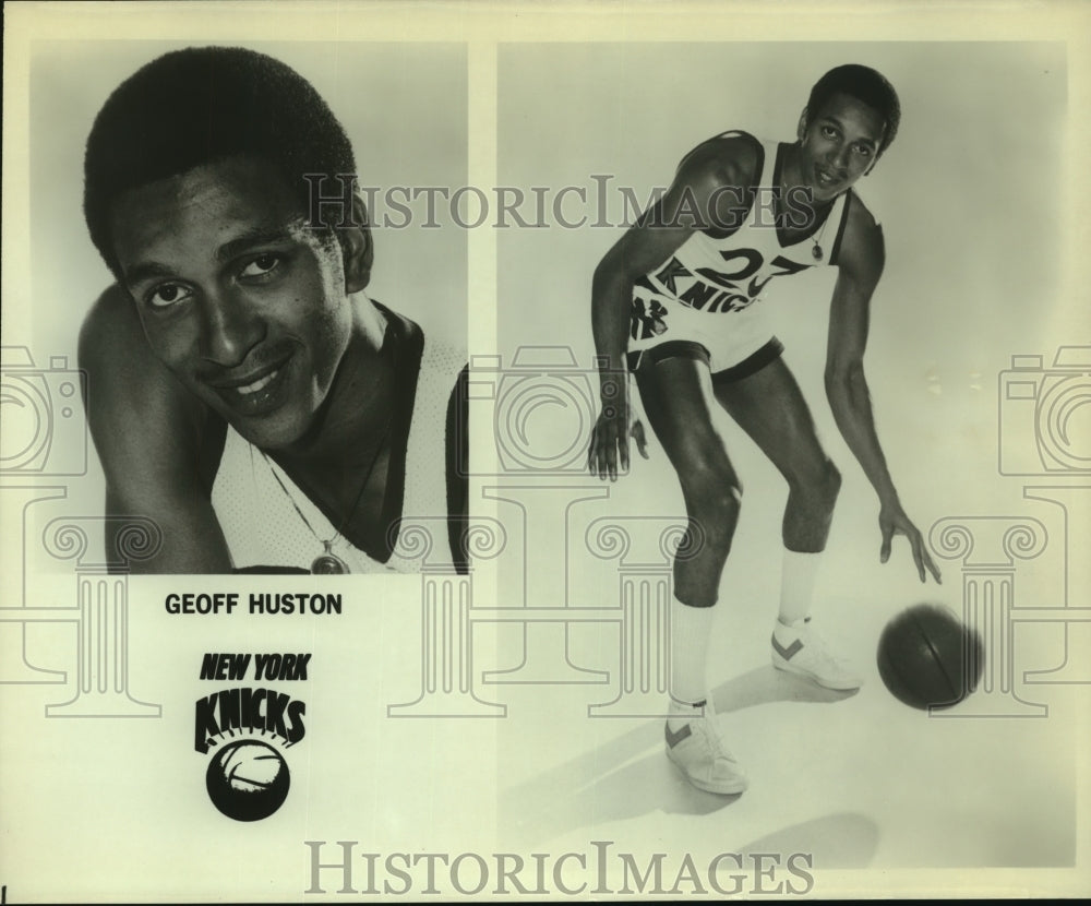 Press Photo Geoff Huston, New York Knicks Basketball Player - sas11644- Historic Images