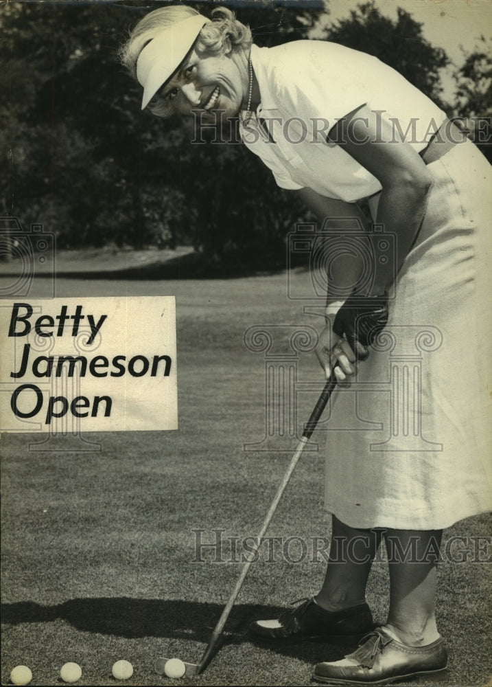 Press Photo Golfer Betty Jameson at Betty Jameson Open - sas11711- Historic Images